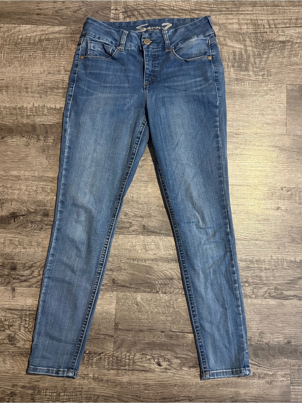 Seven7 Jeans Women’s 10 Blue Tummyless Denim